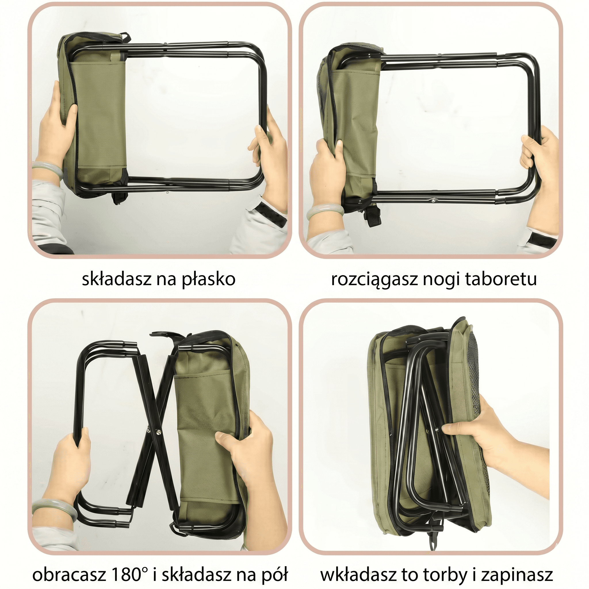 PocketChair, czyli lekkie, składane krzesło podróżne i torba 2w1