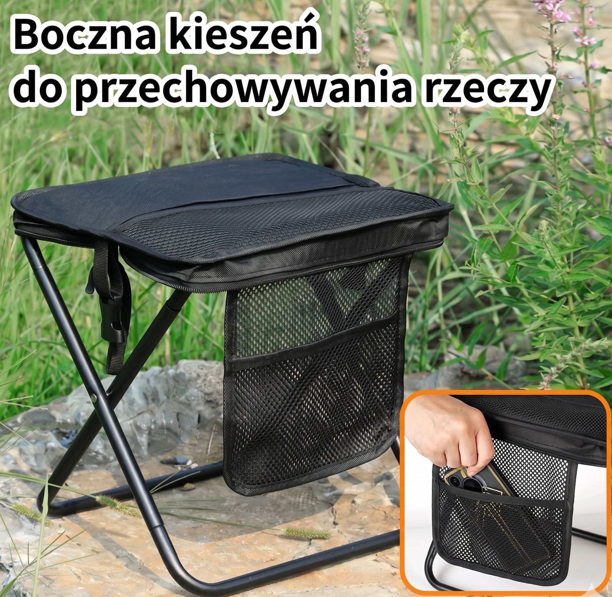 PocketChair, czyli lekkie, składane krzesło podróżne i torba 2w1